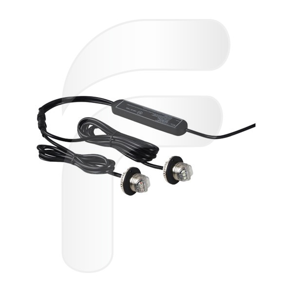 KIT LUZ ESTROBOSCÓPICA LED 9/30V 38X30X24.5 MM